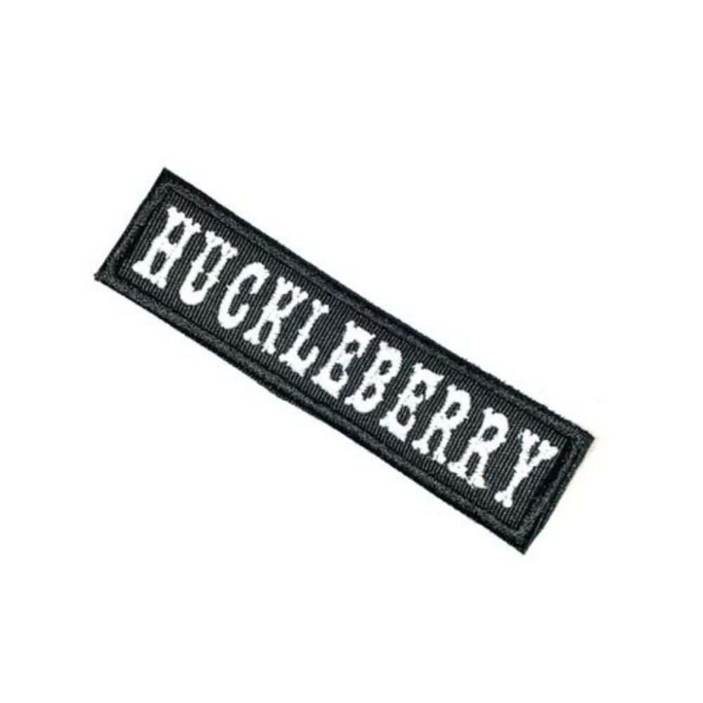 HUCKLEBERRY name badge for your favorite biker who loves Westerns or Tombstone